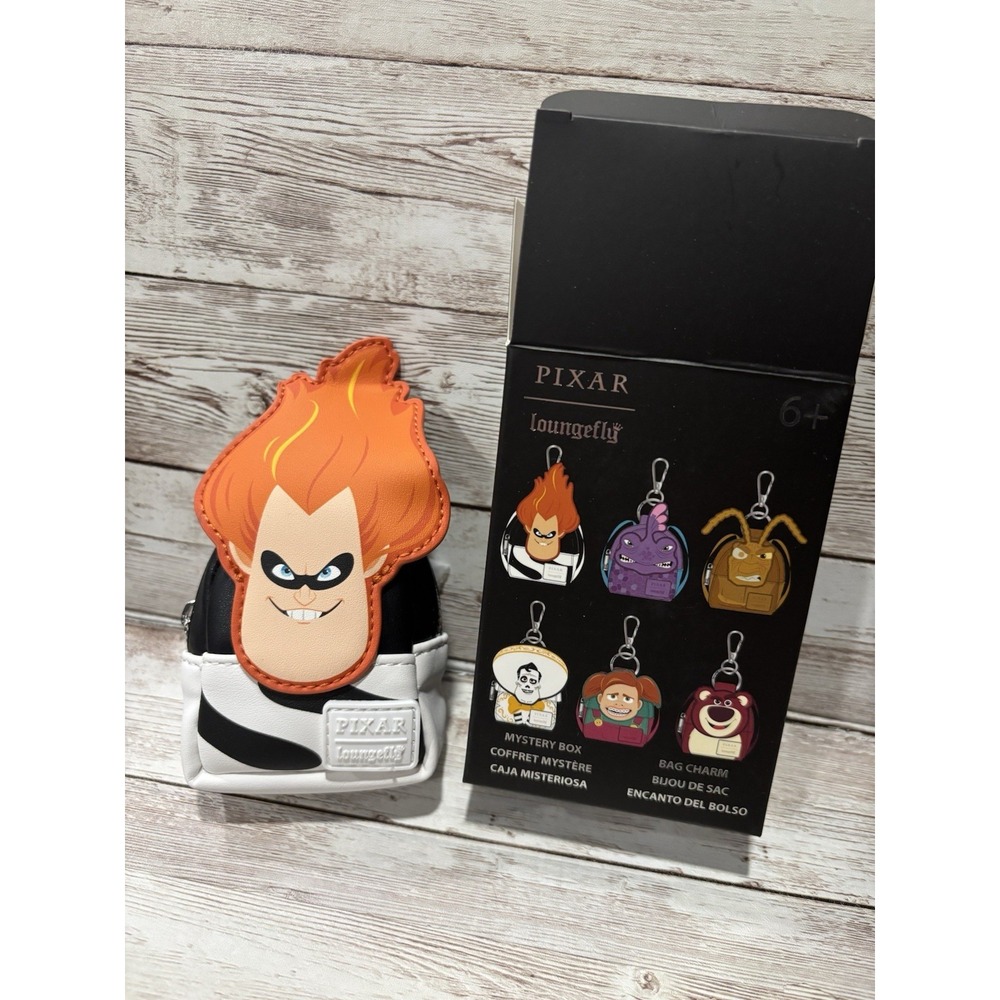 Loungefly Pixar Rivals Syndrome Mini Backpack Keychain Charm